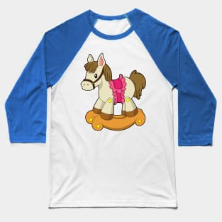 Horse as Rocking horse Baseball T-Shirt